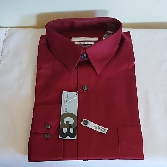 Geoffrey Beene Other - GEOFFREY BEENE SHIRT, REGULAR FIT, BURGUNDY, STILL IN PACKAGE, SZ 17 1/2 34/35